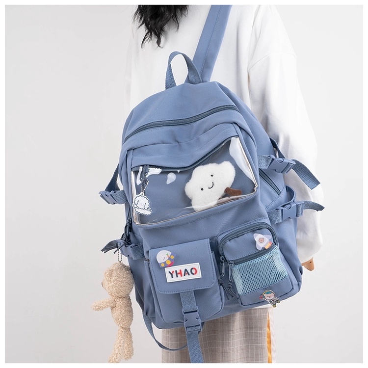 Balo Ulzzang Nam nữ thời trang đi học sinh cặp sách Xdiua cấp 1 2 3 Cute nữ giá rẻ