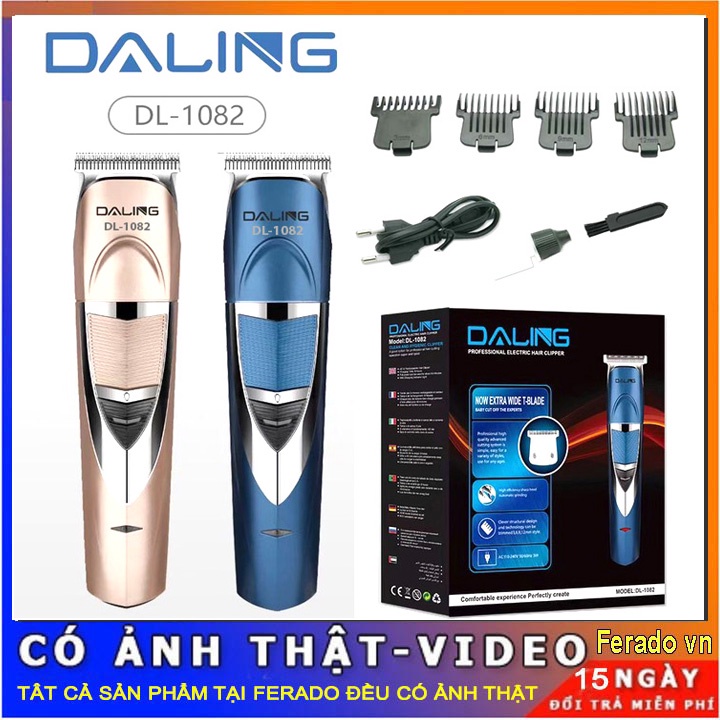 Tông đơ Daling DL-1082 cắt tóc bấm viền, máy cắt tóc hớt tóc