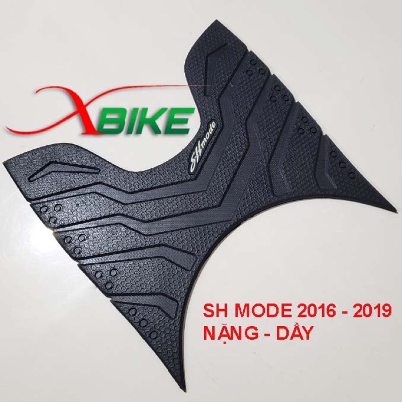 THẢM CAO SU XE SH MODE 2016 - 2019 ĐEN DÀY CAO CẤP