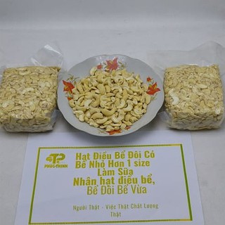 500g hạt điều tươi Bể đôi  Bể Ba làm sữa