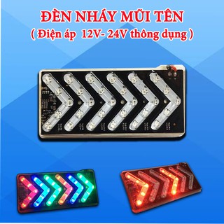 Bộ 02 Đèn Nháy Mũi Tên Cảnh Báo 12V