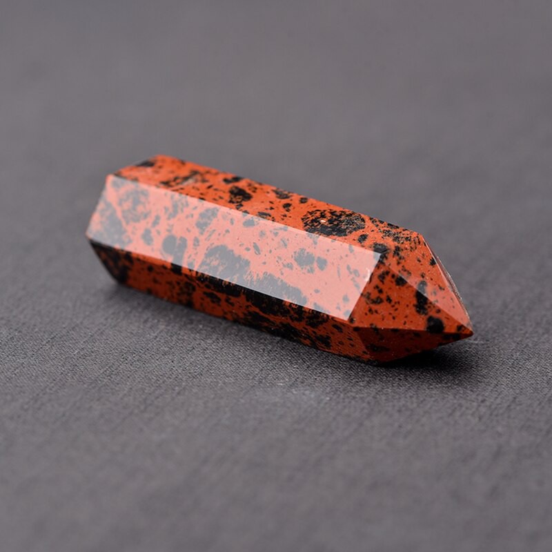 Trụ đá thanh tẩy Red Obsidian