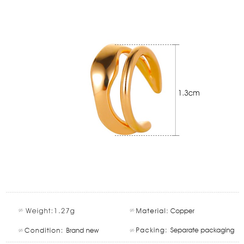 Khuyên Tai Hai Lớp Phong Cách Retro Dành Cho Nữ