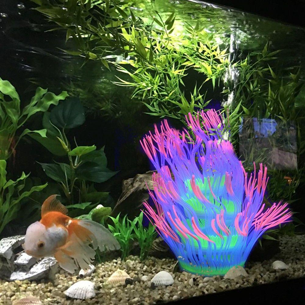 Cây Cảnh Nhân Tạo Bằng Silicone Trang Trí Bể Cá