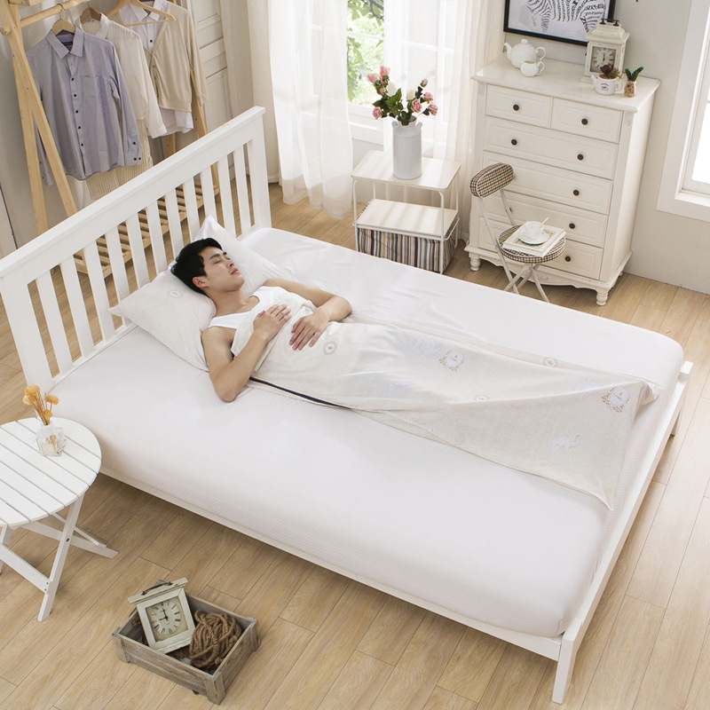 Túi Ngủ Chất Liệu cotton Lụa Cao Cấp Tiện Lợi Dễ Sử Dụng Khi Đi Du Lịch