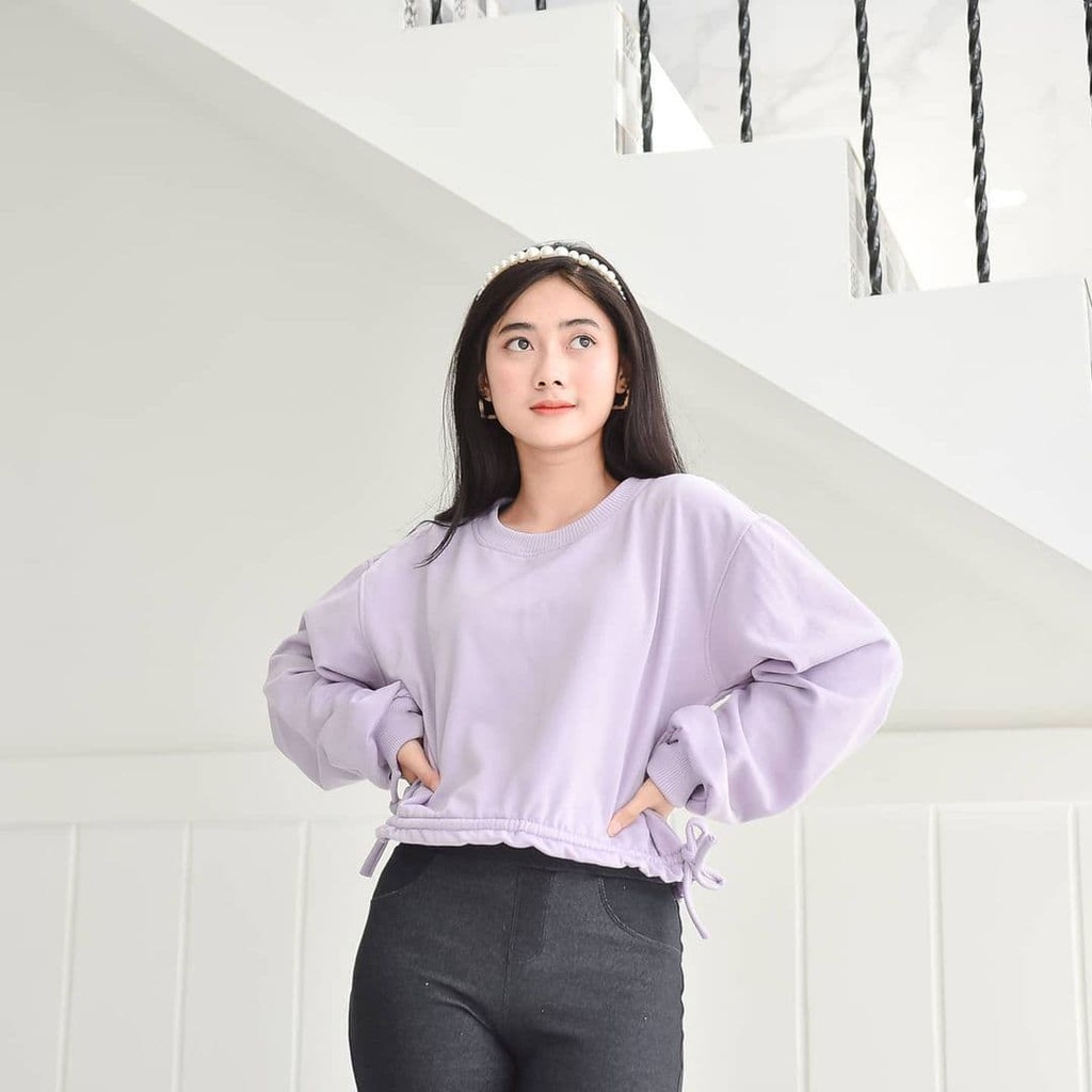 Irene Crop | Áo Sweater thời trang đáng yêu cho nữ | Áo len