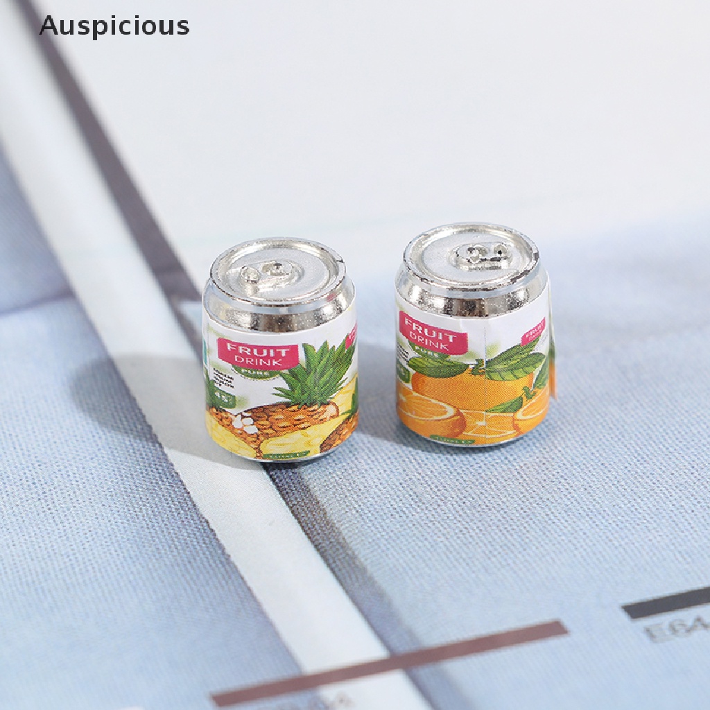 Bộ 4 Mô Hình Bình Nước Ép Mini Dễ Thương Trang Trí Nhà Búp Bê Tỉ Lệ 1 / 12