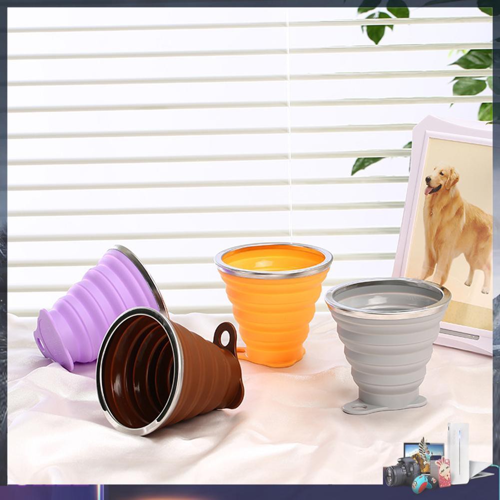 Cốc Nước Silicon Gấp Gọn Tiện Lợi 270ml