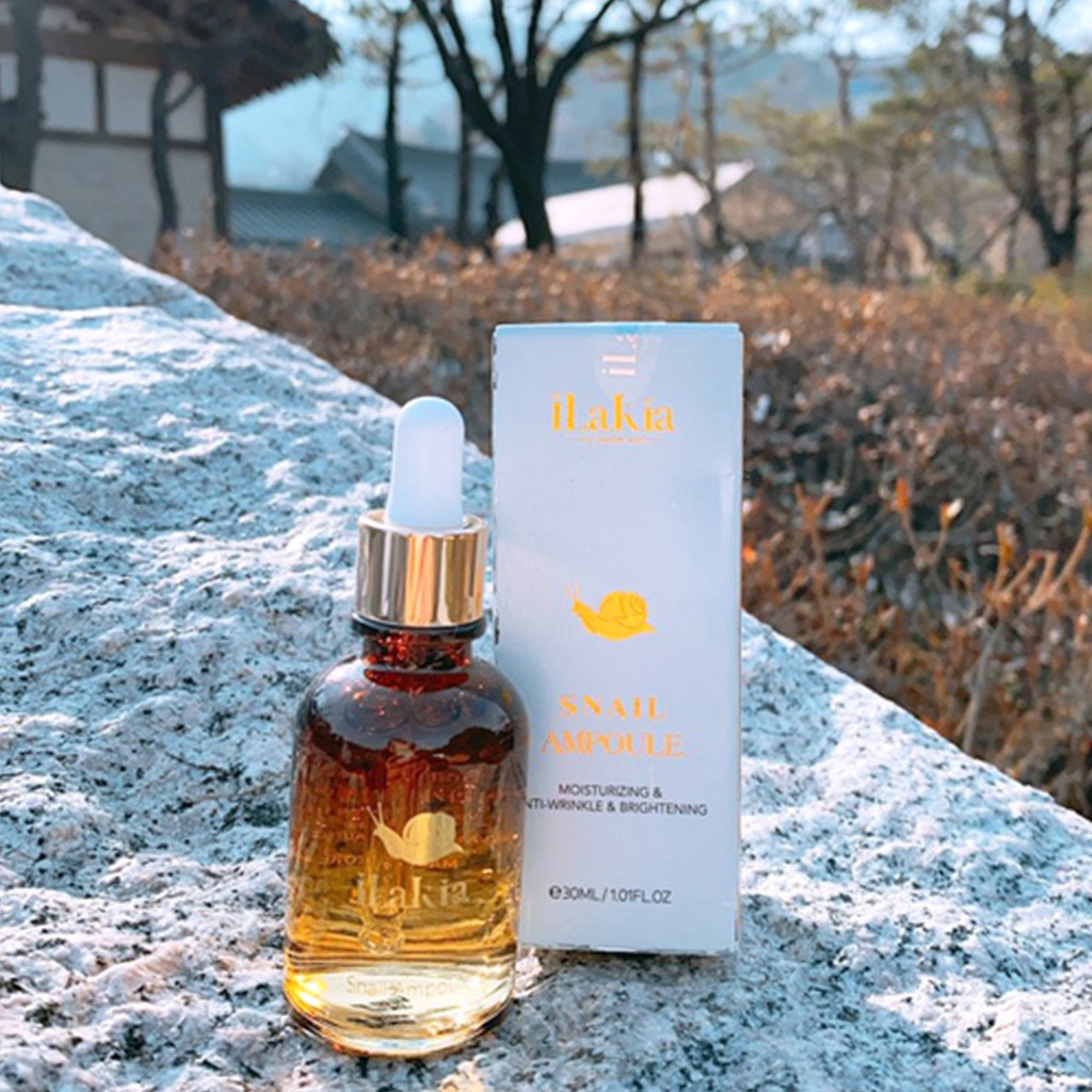 Tinh Chất Ốc Sên Chống Lão Hóa Và Phục Hồi Da Chuyên Sâu ILakia Snail Ampoule 30ml