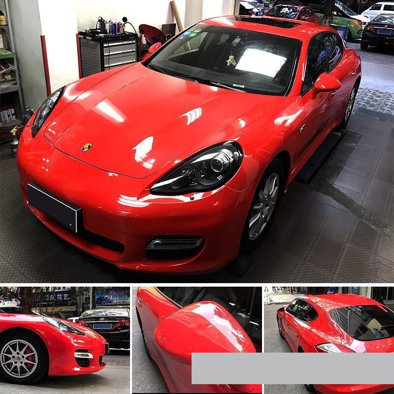 Decal giấy dán đỏ ô tô,xe máy và các loại vật dụng khác