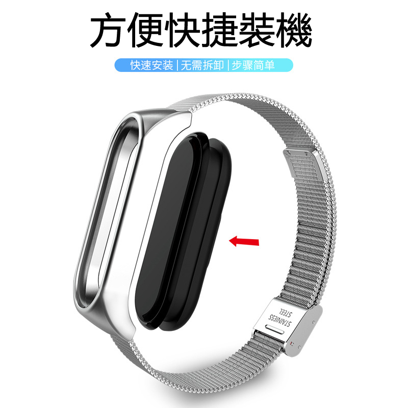 Dây Đeo Thay Thế Cho Đồng Hồ Thông Minh Xiaomi Mi Band 6 / 5 / 4 / 3