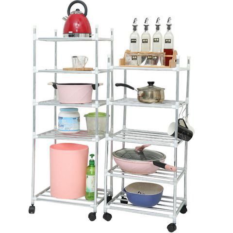 Kệ Để Xoong Nồi Chảo inox 5 Tầng Sắp Xếp Đồ Dùng Nhà Bếp Gọn Gàng