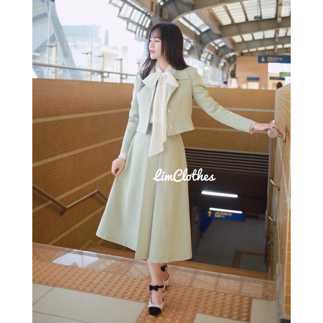 Set áo và chân váy tiểu thư-Elly Set by LimClothes