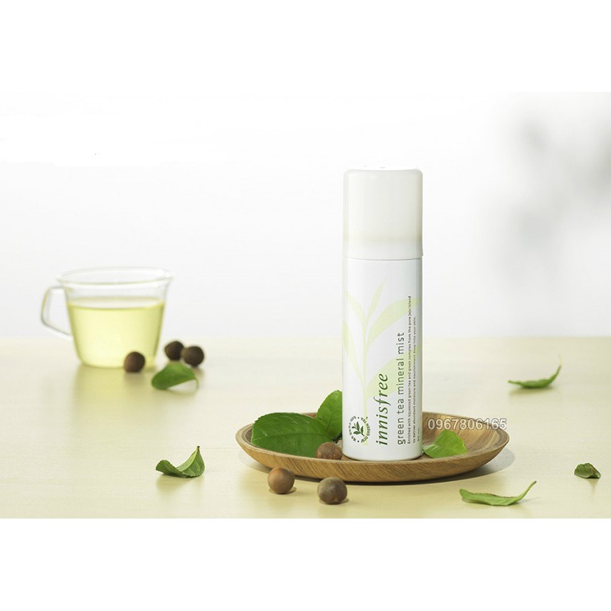 Xịt khoáng dưỡng ẩm Innisfree Green Tea Mist 50ml Hàn Quốc