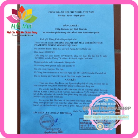 [COMBO 2 HỘP  ] Ngũ Cốc Lợi Sữa - Bột Ngũ Cốc Lợi Sữa Dinh Dưỡng Min Min Từ 30 Loại Hạt (500GAM)