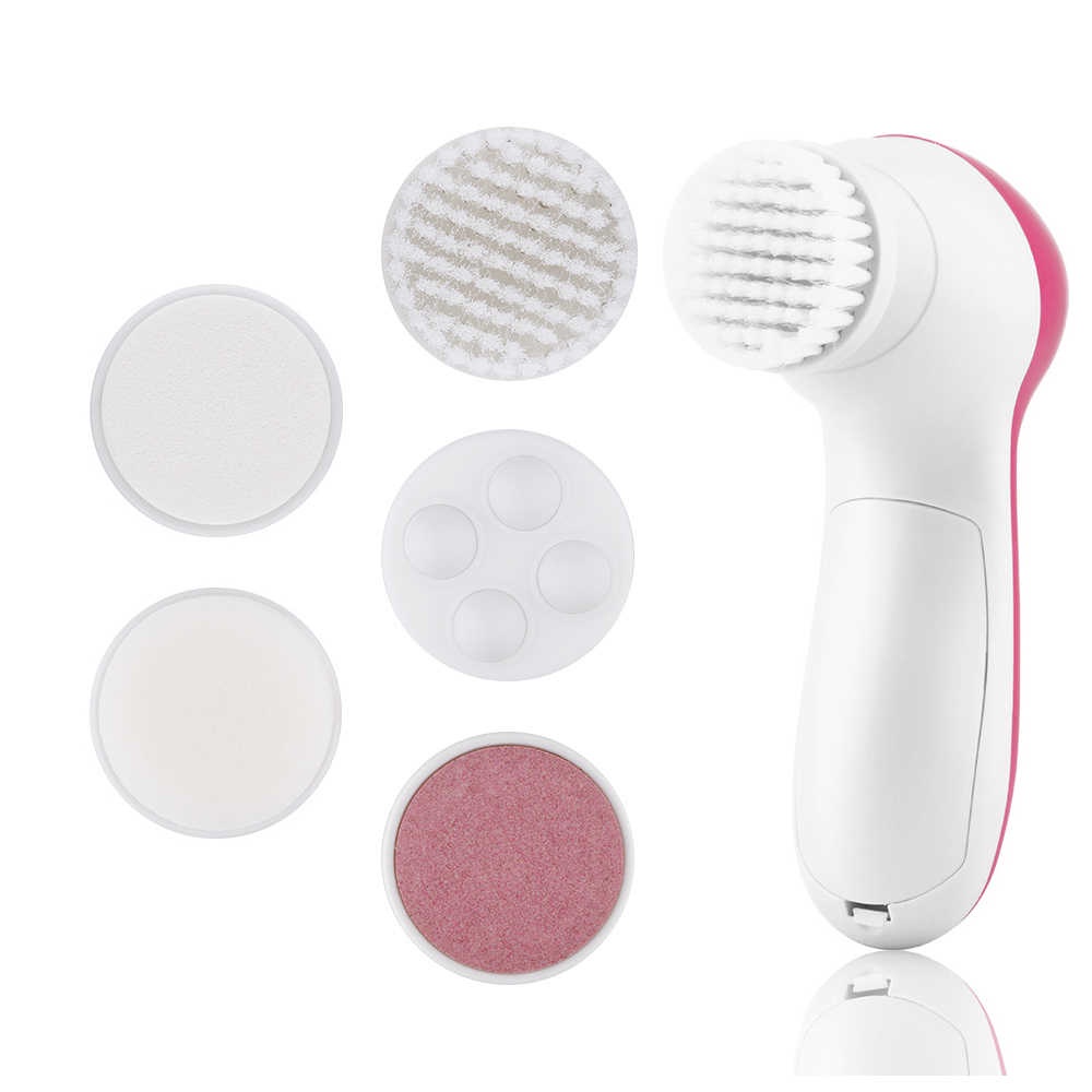 [HCM]Máy rửa mặt dùng cho spa Máy rửa mặt massage 5 trong 1 beauty care massager may massage mat. HOT SALE 50%