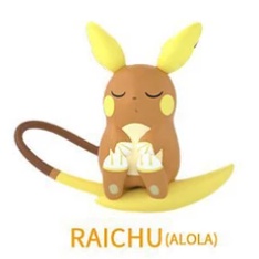 Mô hình nhân vật pikachu Mimikyu Alola Raichu Togedemaru Pichu - Pokemon