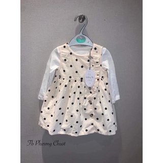 Váy chấm bi cho bé 12-18m