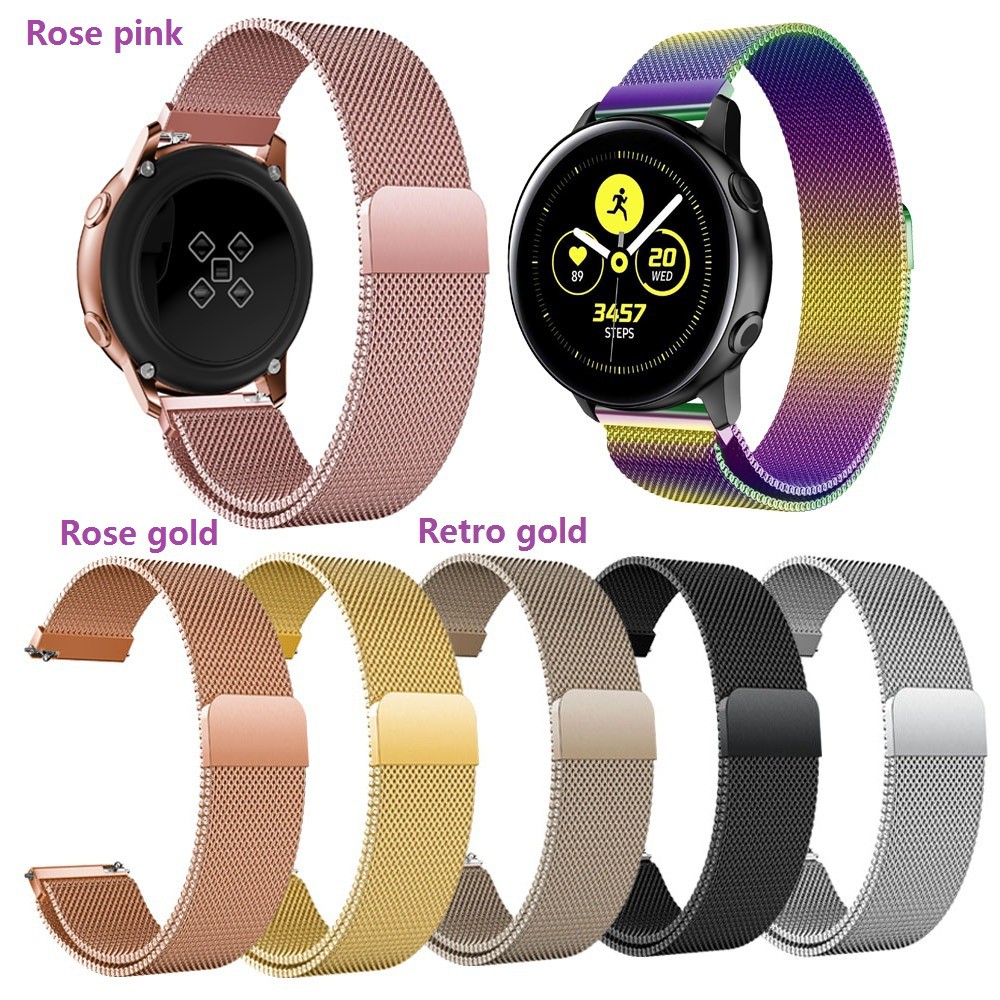 Dây đeo Milanese 20mm cho đồng hồ thông minh Samsung Galaxy Watch Active 2 / Active 1 / Galaxy Watch 42mm