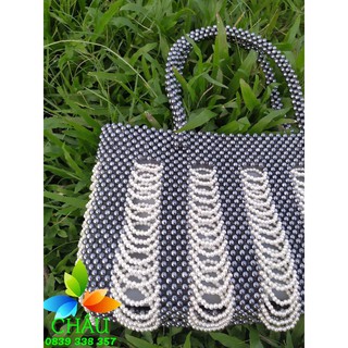 Giỏ xách hạt cườm nữ hoàng handmade
