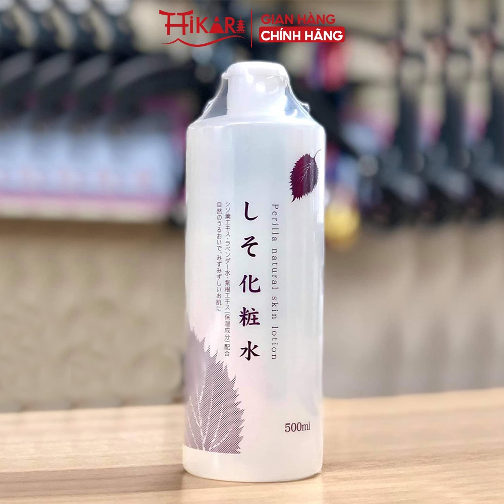 Nước hoa hồng tía tô Chinoshio Perilla Natural Skin Lotion 500ml