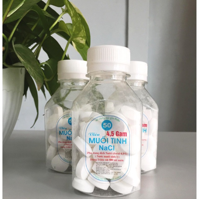 Viên muối tinh NaCl 0,9%