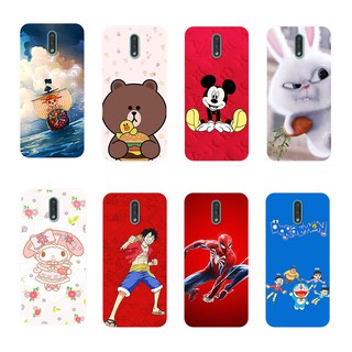 Ốp điện thoại silicone mềm in hình hoạt hình cho Nokia 2.3