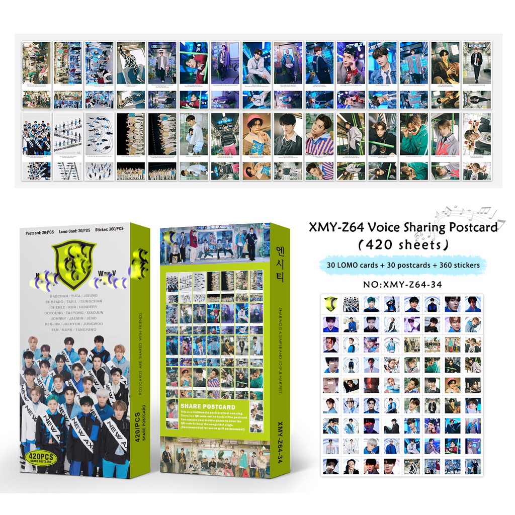 Set 30 Tấm Thẻ In Hình Nhóm Nhạc Kpop BTS Proof Blackpink 2022 NCT DREAM Kèm 30 Miếng Dán