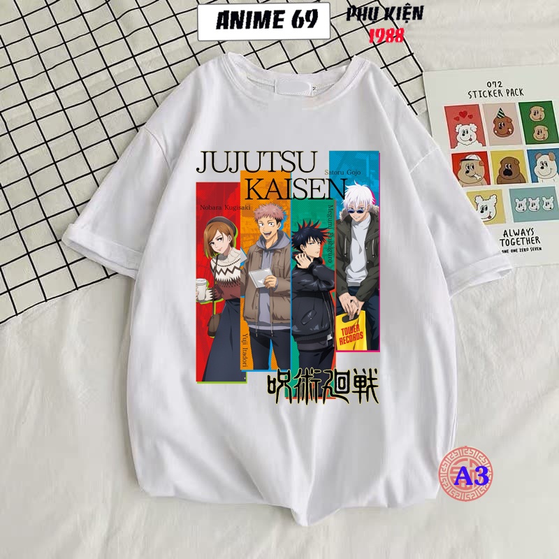 ( NHIỀU MẪU )-ÁO THUN TAY LỠ - UNISEX - Jujutsu Kaisen  - Chú Thuật Hồi #1
