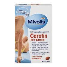 VIÊN UỐNG CHỐNG NẮNG MIVOLIS CAROTIN DAS GESUNDE PLUS ĐỨC 60V