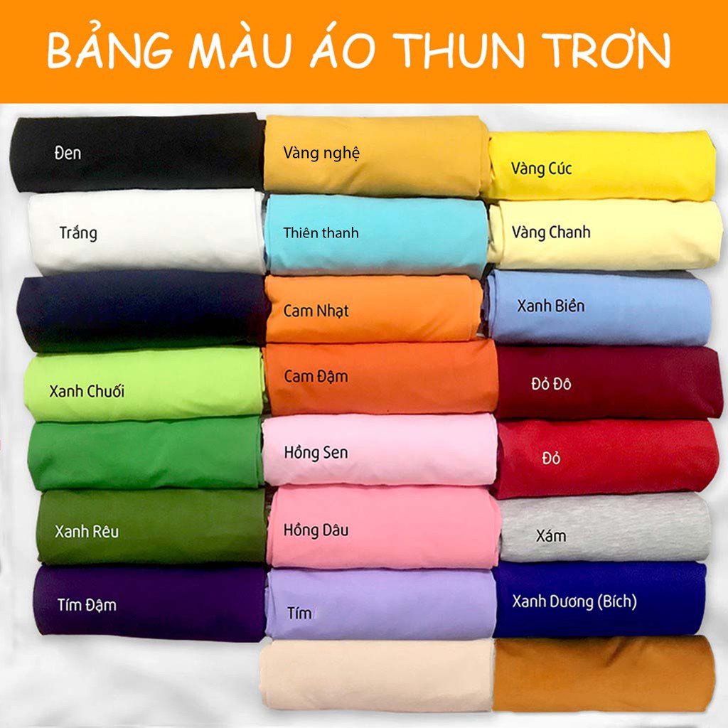 Áo Thun Trơn Áo Phông Cotton Unisex Nam Nữ Vải Dầy Mịn Đẹp Không Xù Lông màu vàng nghệ