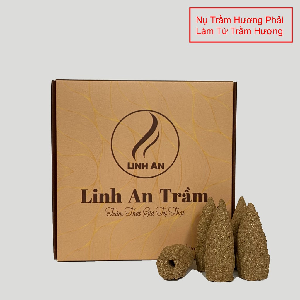 Nụ Trầm Hương cho thác khói - Trầm tự nhiên Nguyên Chất hộp 20 nụ