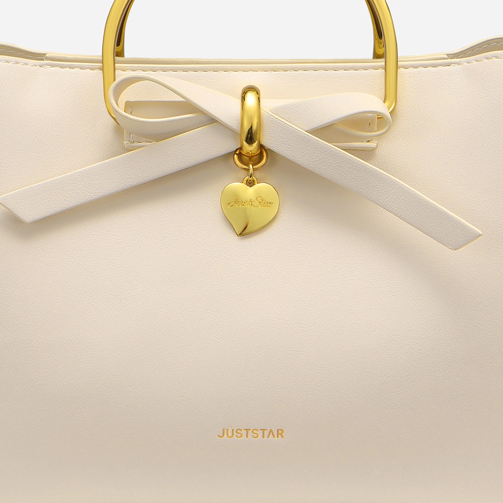 Túi xách nữ Just Star thời trang sang trọng dễ thương đẹp màu đỏ phối nơ ViAnh.vn Store 172853