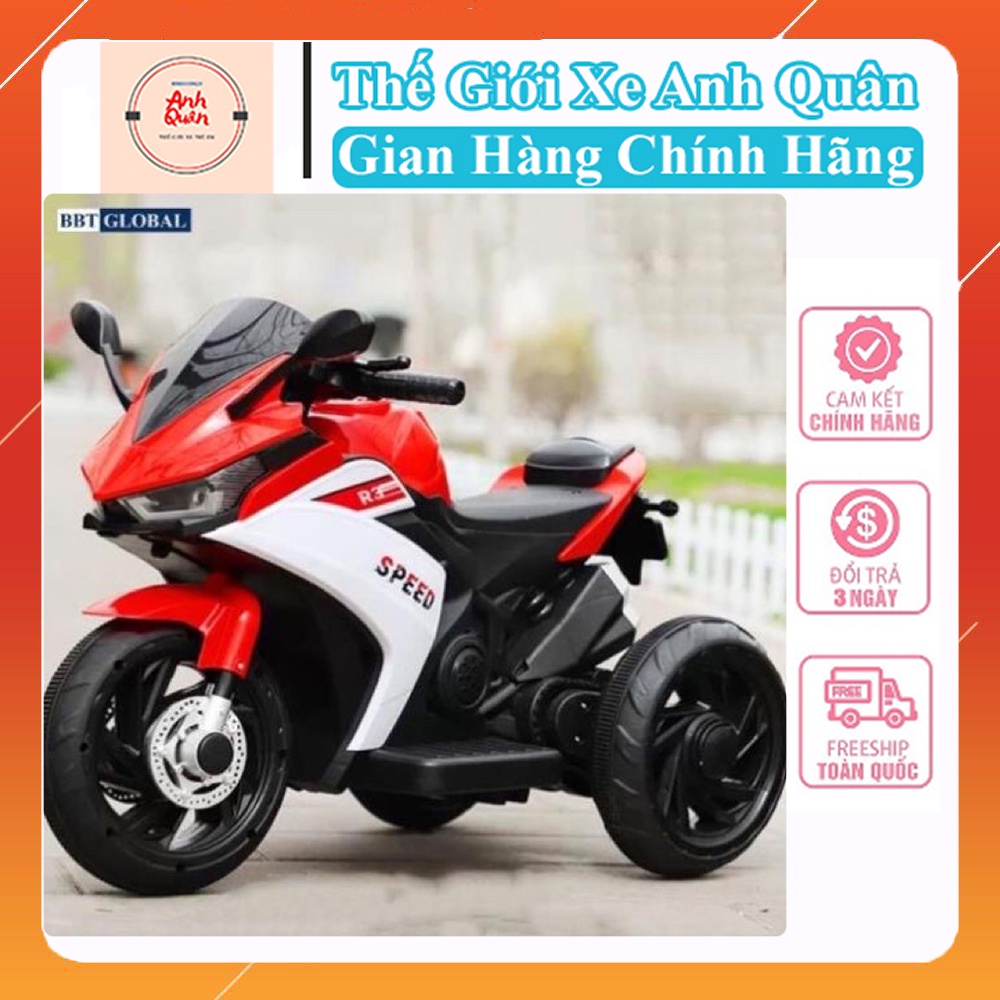 Xe máy điện trẻ em phân khối lớn B-M-W 2 màu BBT Global BBT-1100