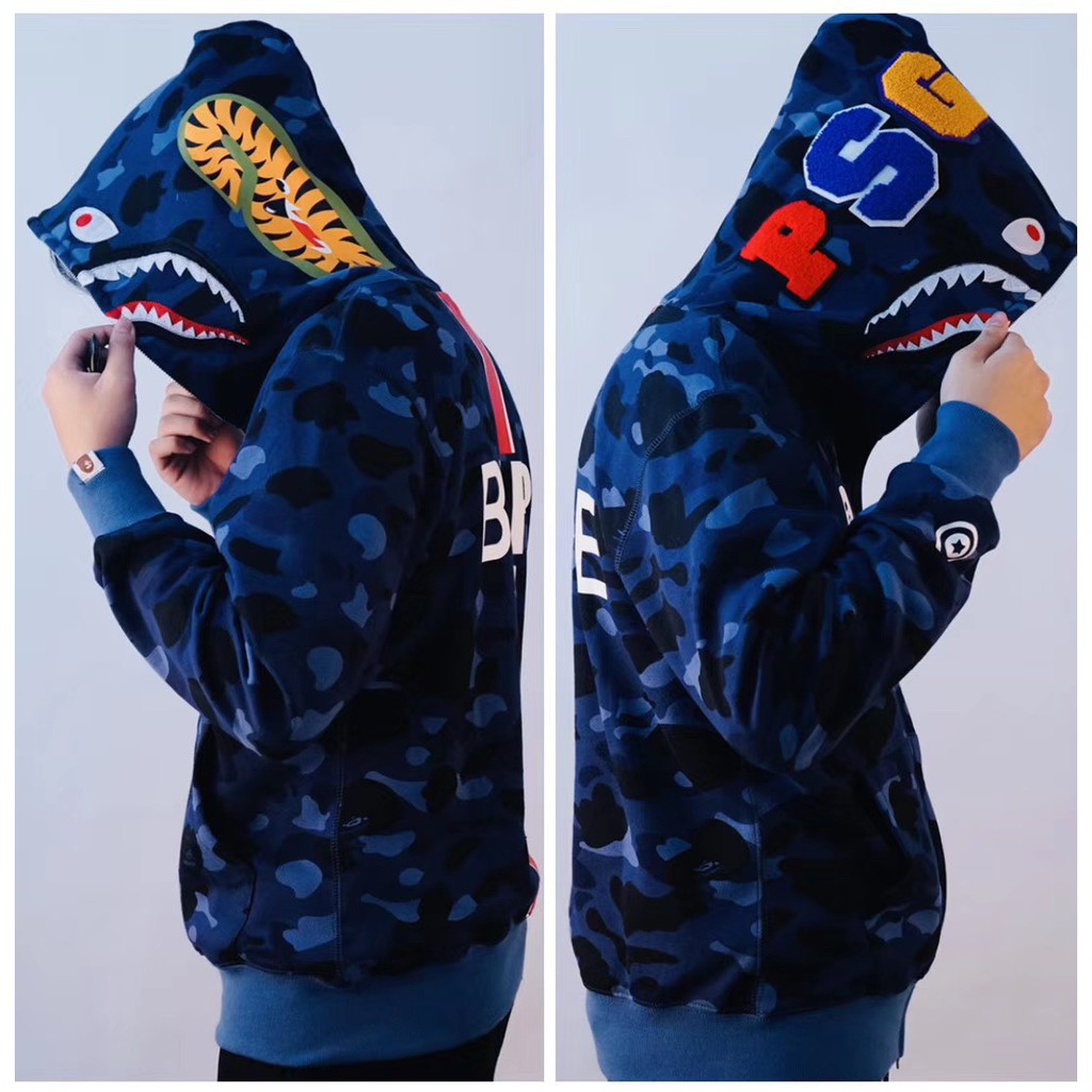 Áo Hoodie Galaxy Bape Shark