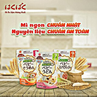 Mì HAKUBAKU tách muối Nhật cho bé ăn dặm