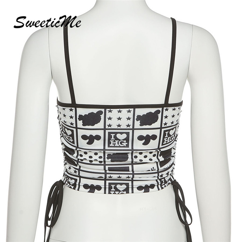 Áo Lửng Hai Dây In Họa Tiết Hoạt Hình Gợi Cảm Dành Cho Nữ 2021 | BigBuy360 - bigbuy360.vn