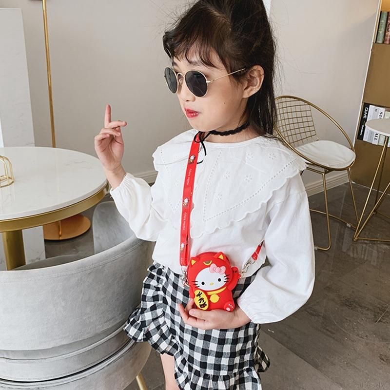 Túi Xách Đeo Chéo Hình Gấu Dễ Thương Cho Bé
