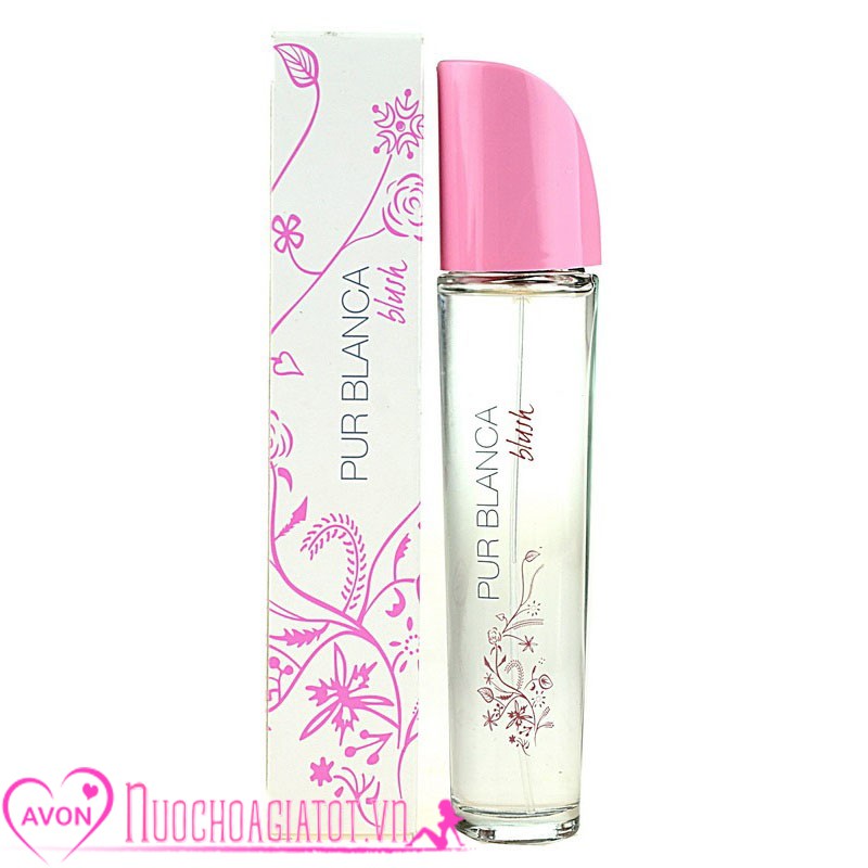 FREE SHIP CHÍNH HÃNG NƯỚC HOA NỮ AVON PUR BLANCA BLUSH 50ML MÀU
