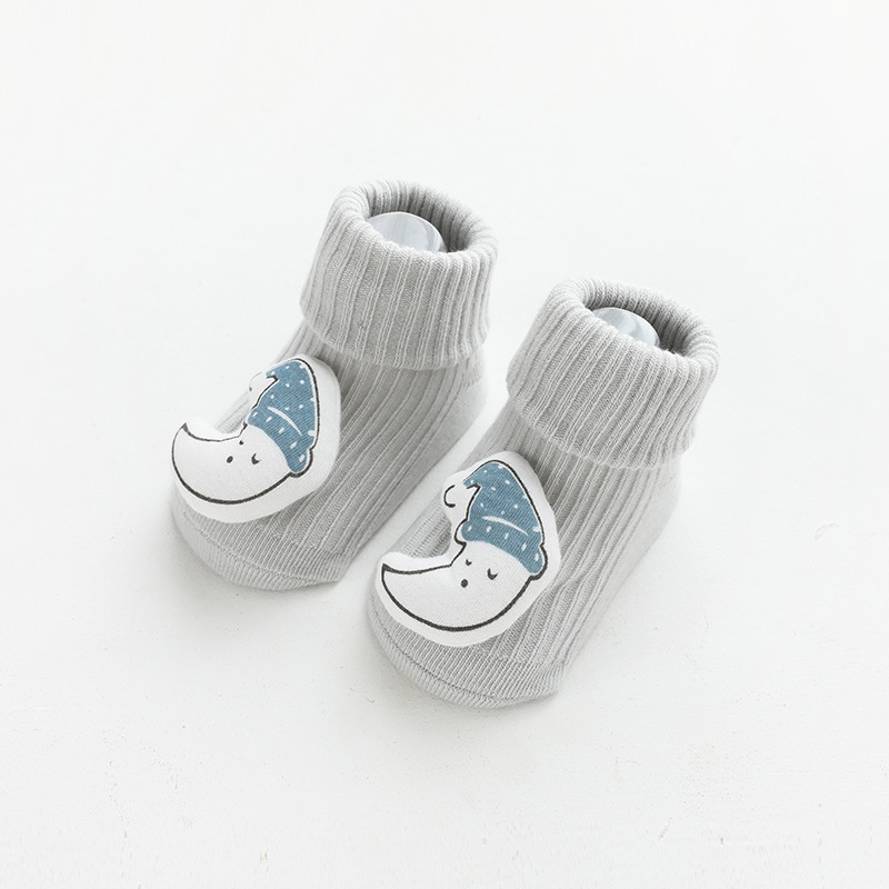 Vớ Cotton Chống Trượt Họa Tiết Hoạt Hình Dễ Thương Cho Bé