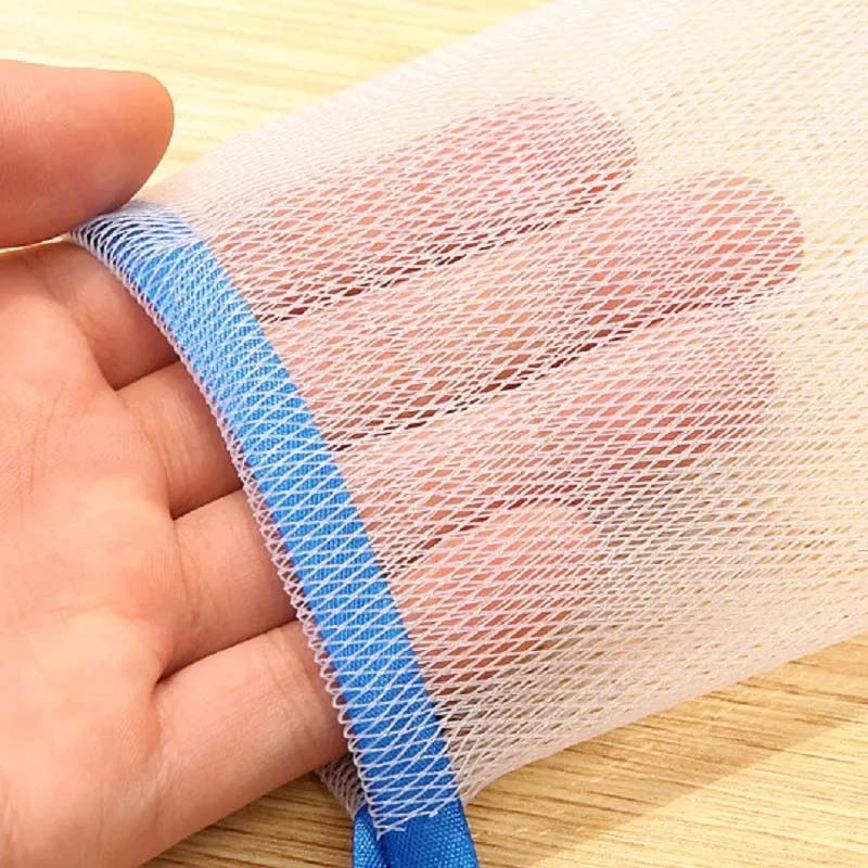 Set 10 túi lưới đựng xà phòng đa năng màu sắc ngẫu nhiên