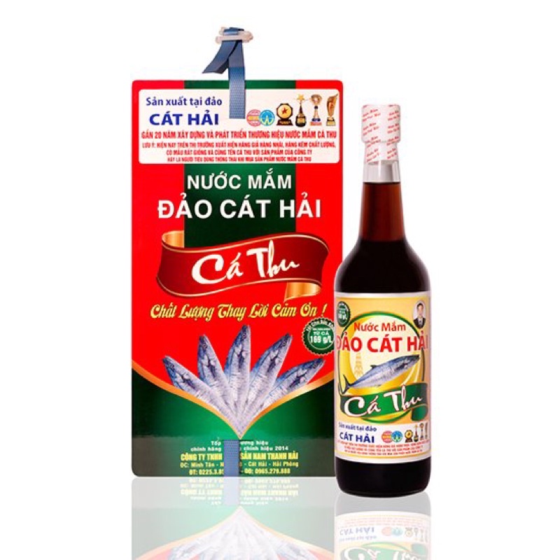 Nước mắm đảo cát hải 650ml