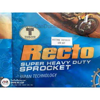 Nhông đĩa Recto thái lan - Exciter 150