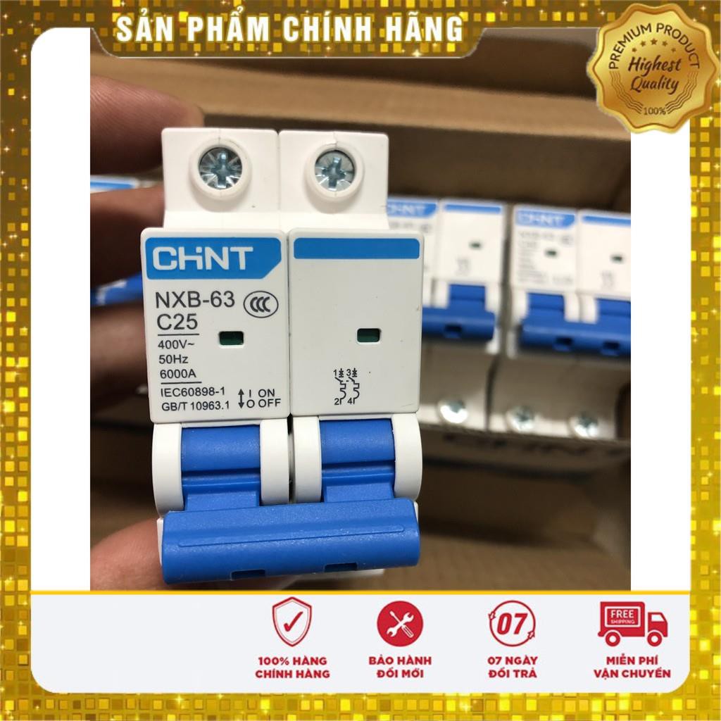 Aptomat(MCB) Chint chính hãng 1p-2p 20A-40A