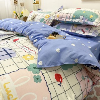 Cotton Poly Bộ Chăn Ga Gối Bé Và Gấu