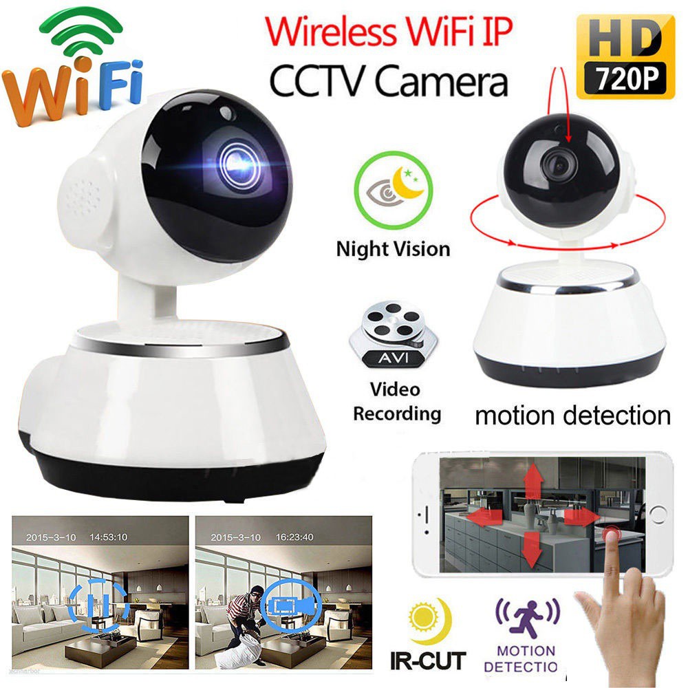 Camera wifi giám sát V380 Pro Kaw, Camera mini không dây kết nối điện thoại, đàm thoại 2 chiều, hồng ngoại quay ban đêm