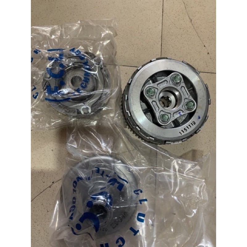 Full bộ nồi trước + sau Fu 1/ Dream / super Dr/ W anpha/ W@ 100/ W Rs 100 zin hãng Honda với fcc