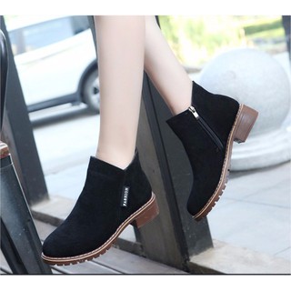 (Có hình thật) Giày Boot nữ thời trang B096D