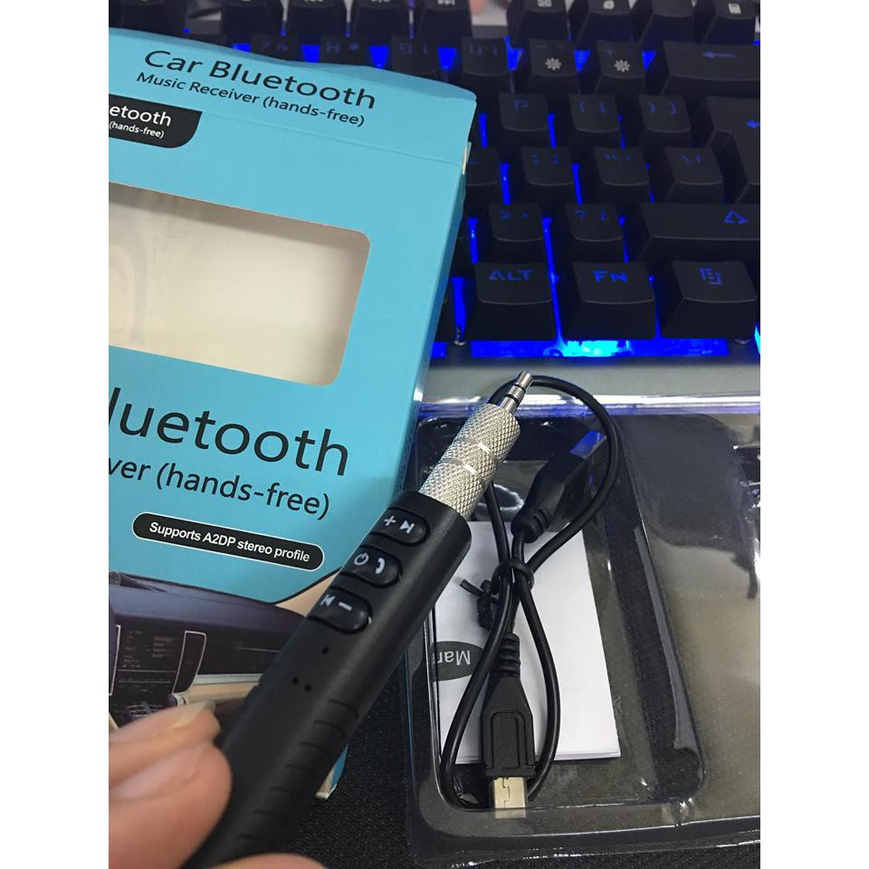 Car Bluetooth Receiver biến loa thường thành loa bluetooh