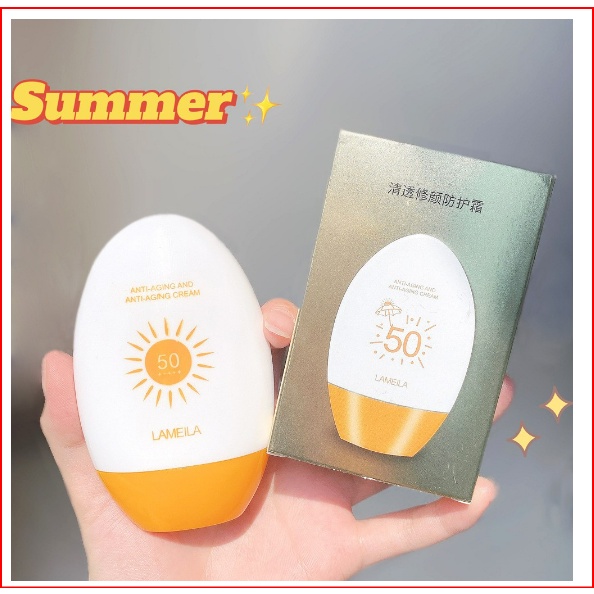 Kem Chống Nắng Chống tia UV Lameila SPF 50 PA+++ nâng tone da